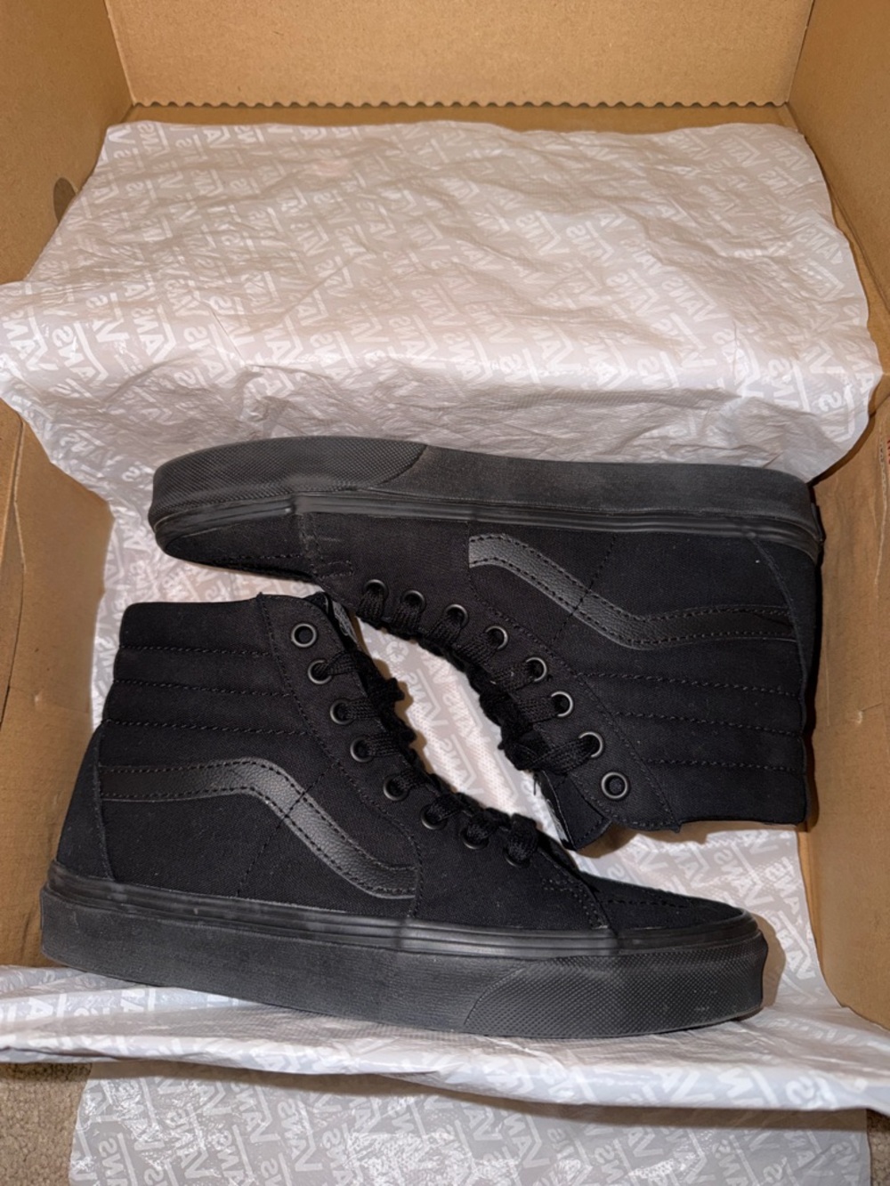 Vans Men’s Sk8-Hi High-Top Sneakers - Black